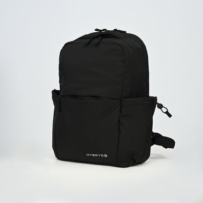 HYBRYD Atlas Backpack Black three quarter view