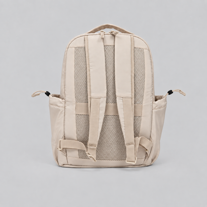 HYBRYD Atlas Gym Backpack Stone back view