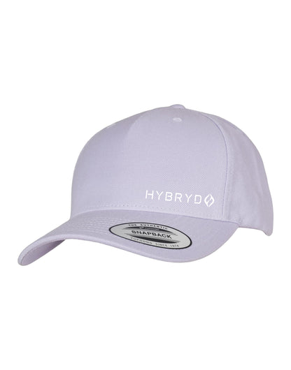 Light purple cap with 'HYBRYD' logo on a white background