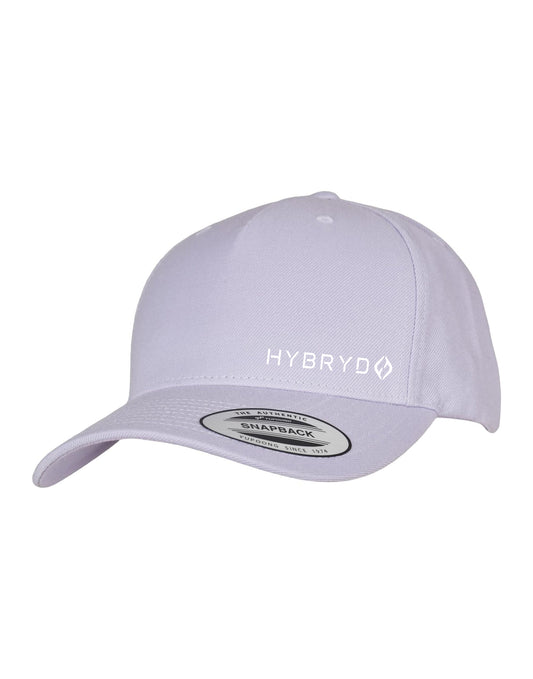 Light purple cap with 'HYBRYD' logo on a white background