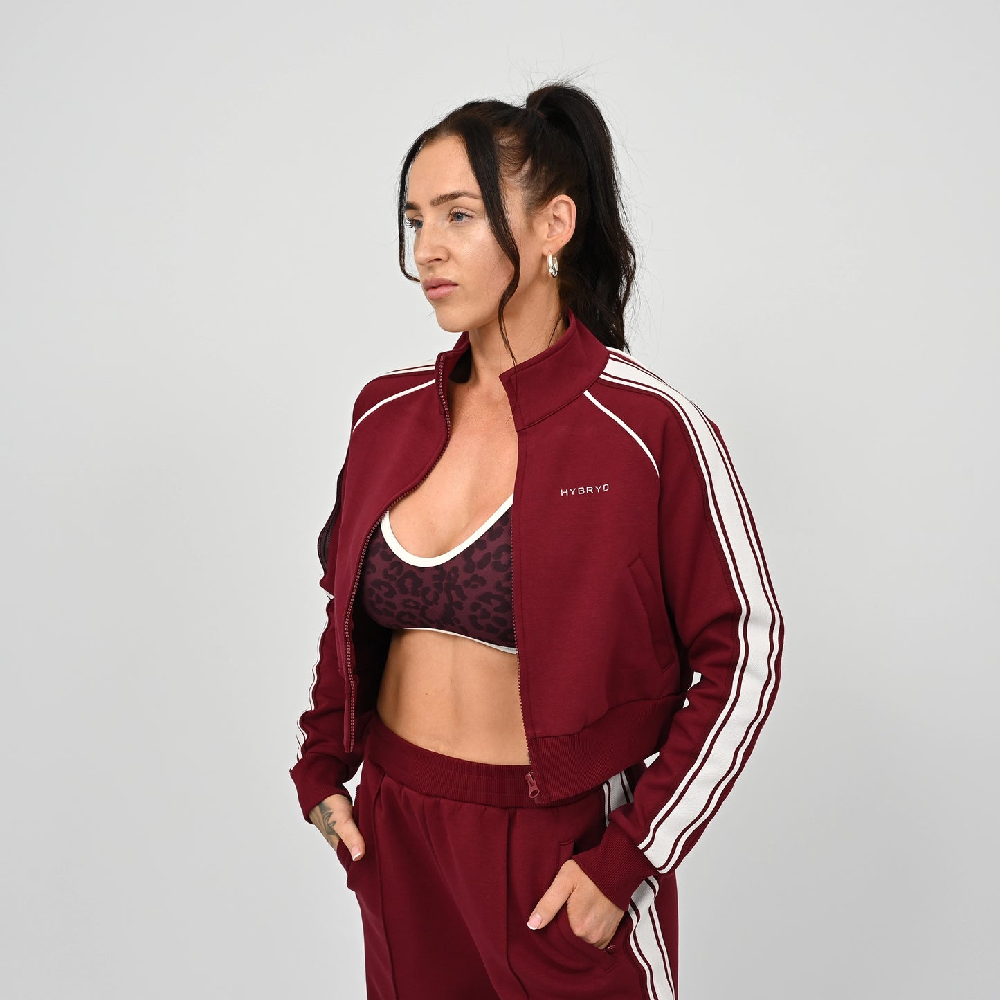 Katana Zip Crop Track Top
