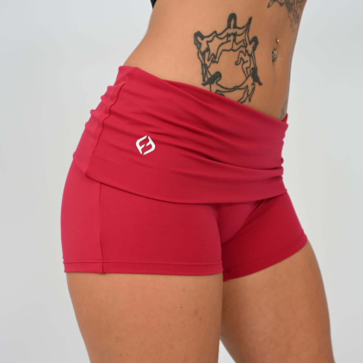 Gracie Fold Over Booty Shorts