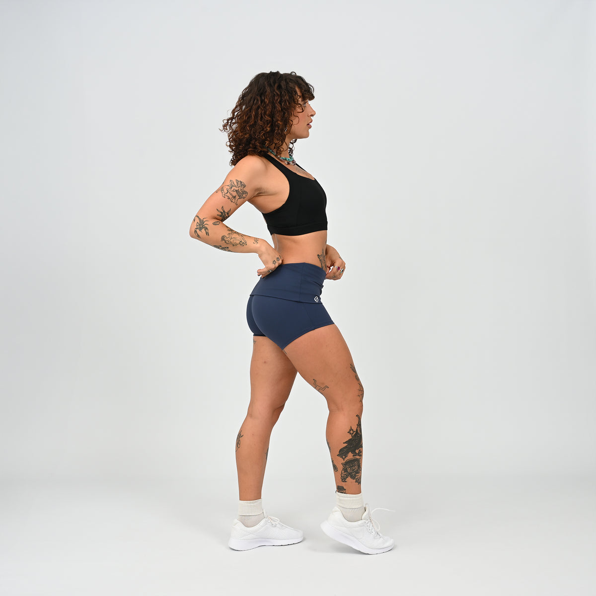 Gracie Fold Over Booty Shorts