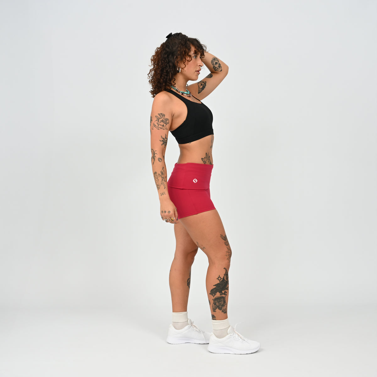 Gracie Fold Over Booty Shorts