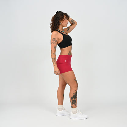 Gracie Fold Over Booty Shorts