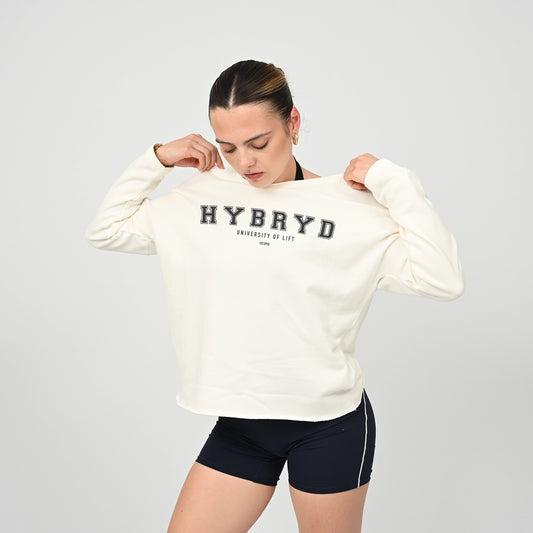 A Hybryd slouchy gym top. Oversized fit.