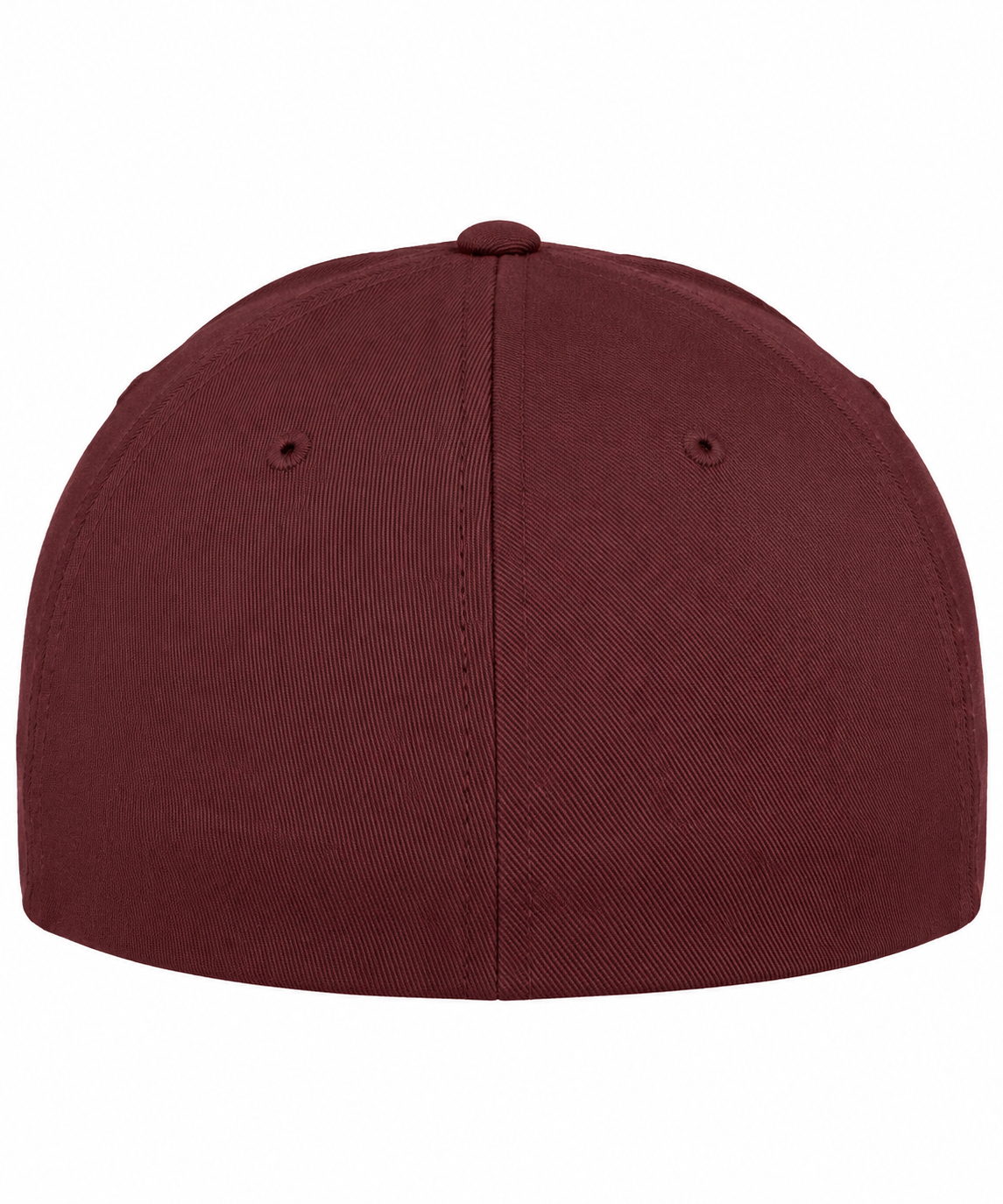 A structured Hybryd baseball cap in a deep burgundy color, shown from the back against a plain white background.