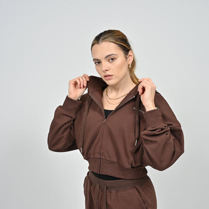 Serena Zip Hood