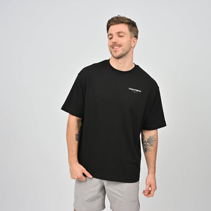 Hybryd lifestyle tee. Black