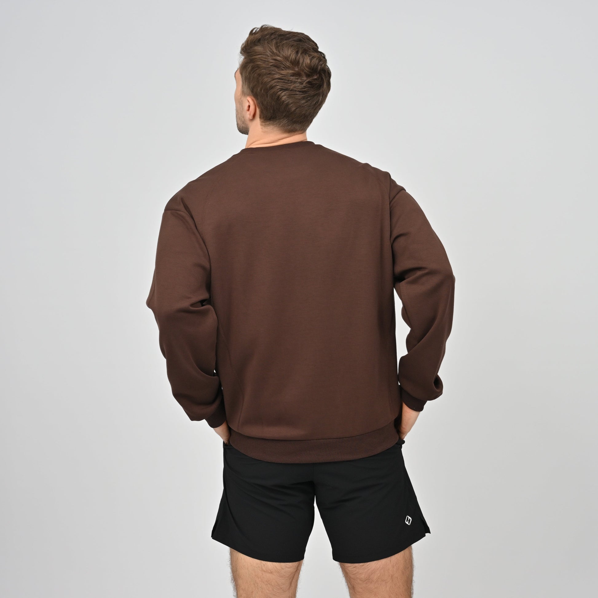 Hybryd sweater with ribbed cuffs unisex