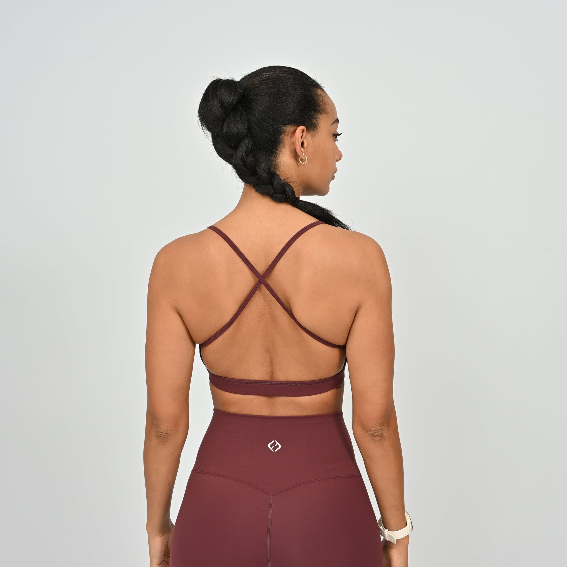 Hybryd workout bra with straps