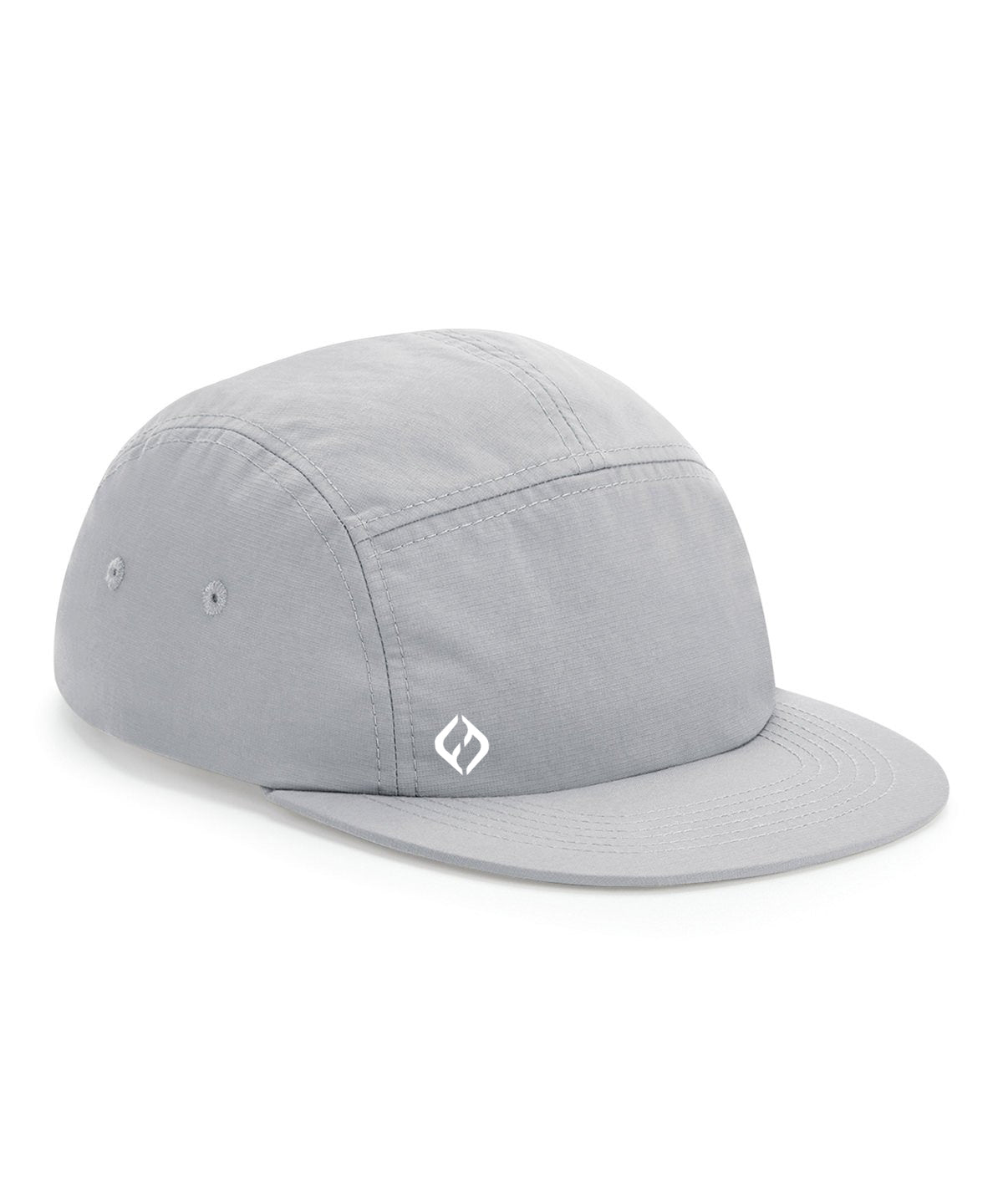Gray cap with a Hybryd logo on a white background