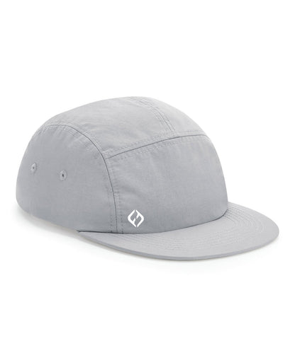 Gray cap with a Hybryd logo on a white background