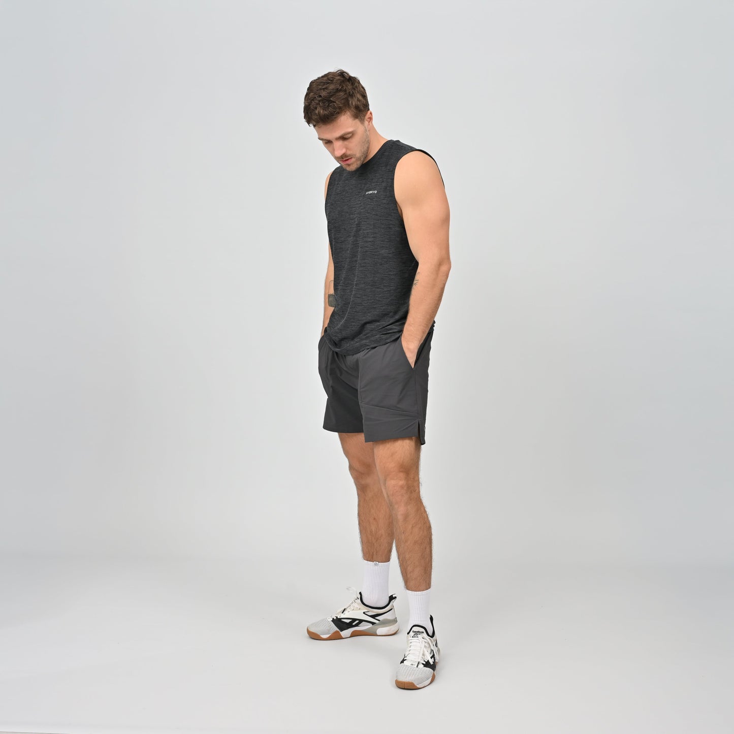 Hybryd workout tank for crossfit hyrox and gym