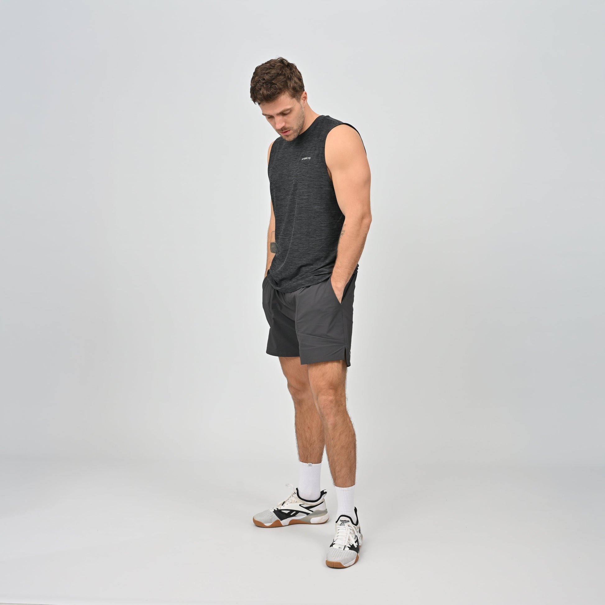 Hybryd workout tank for crossfit hyrox and gym