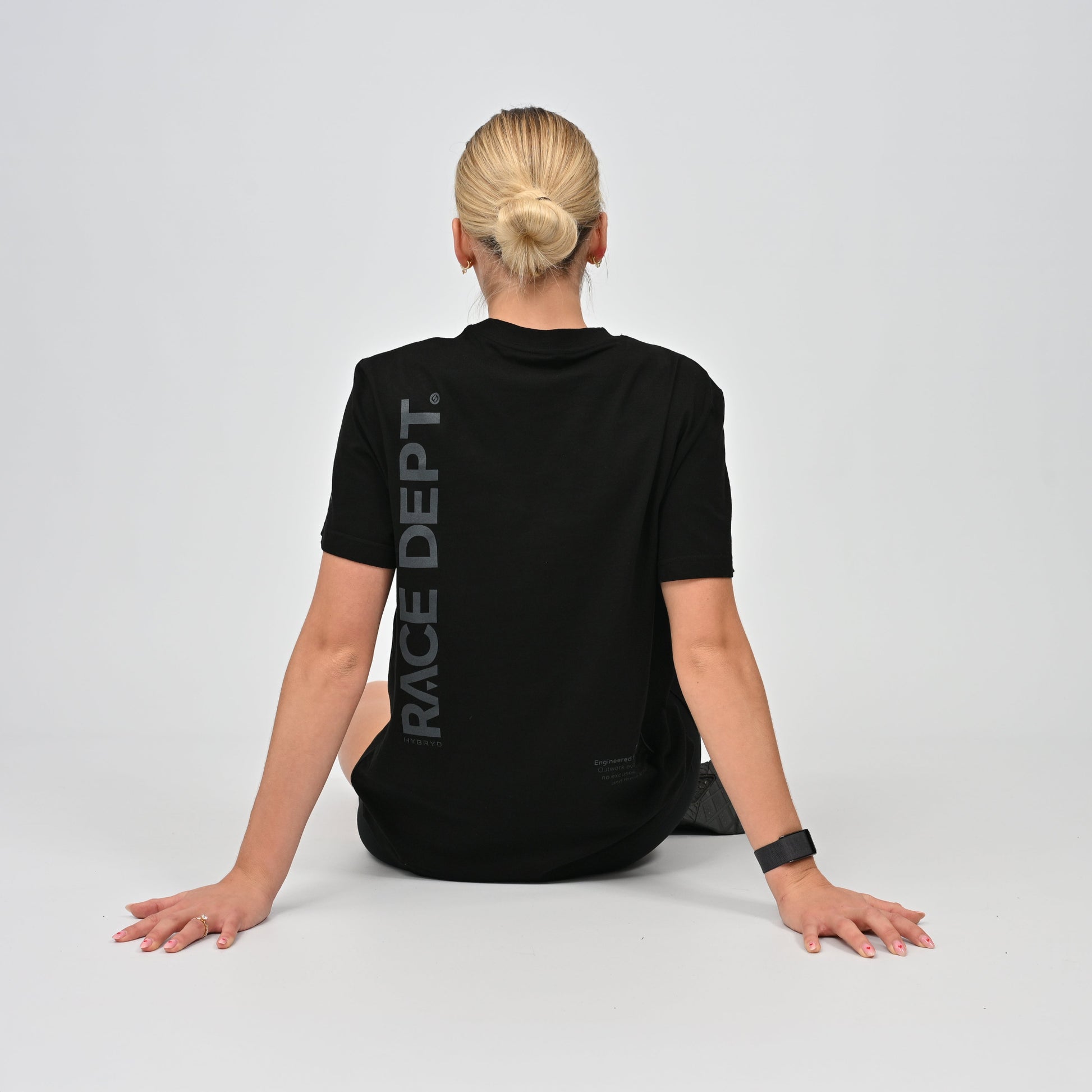 Race Dept Women's Black Tee
