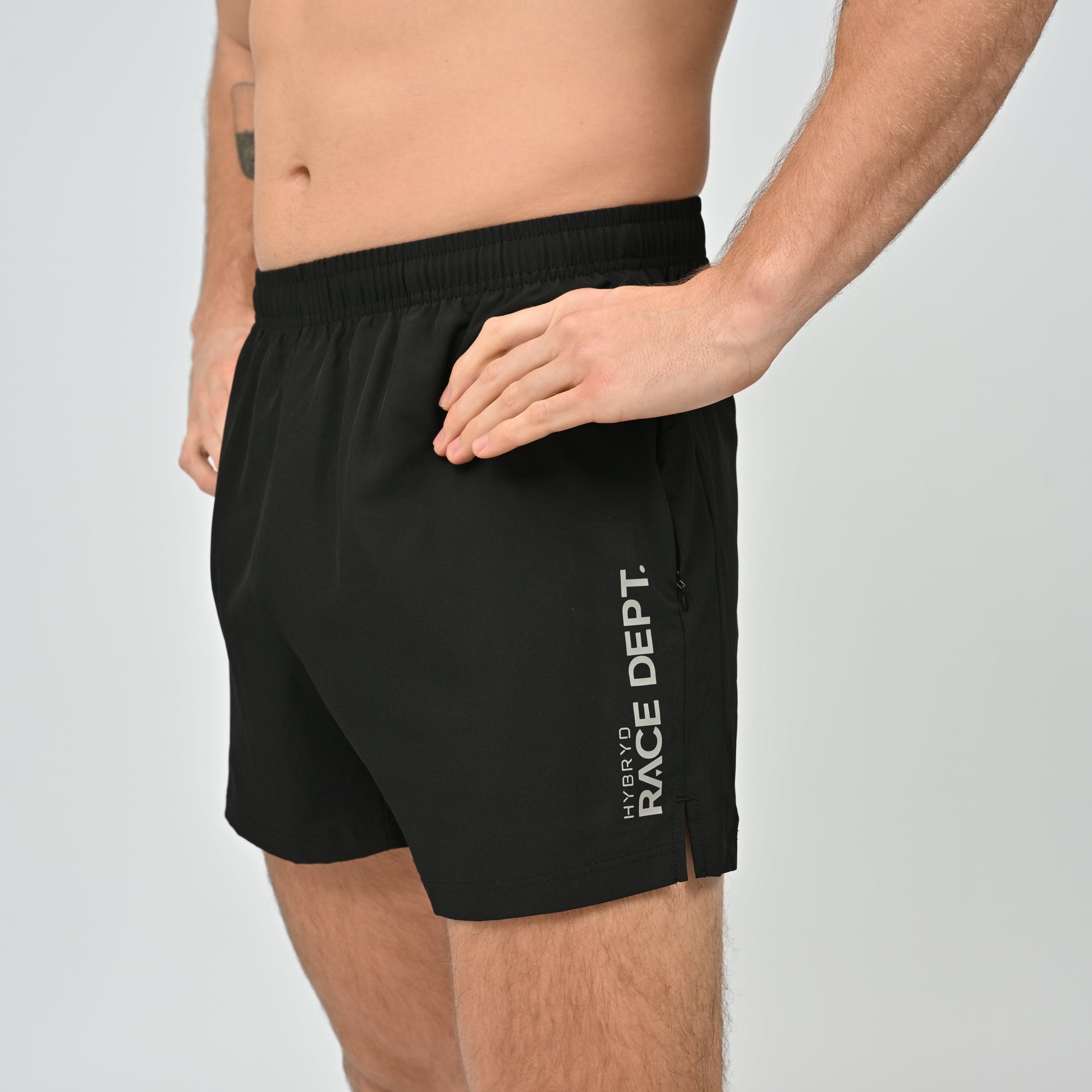 Black Mens Gym Shorts