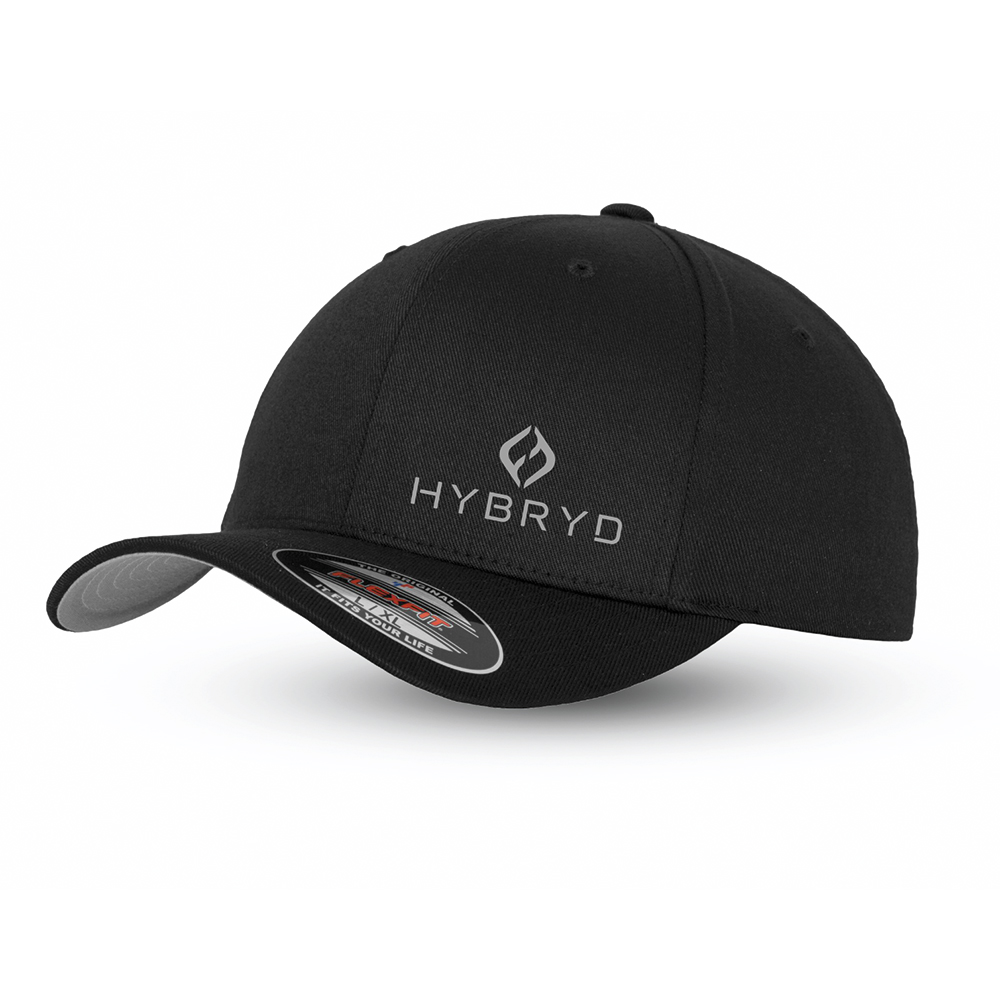 Hybryd Flexfit Baseball Cap - Black