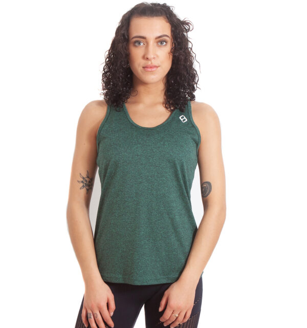 Womens Knot Vest - Forest