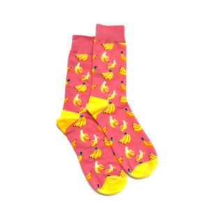 Lucky Pair Socks - Pink Banana